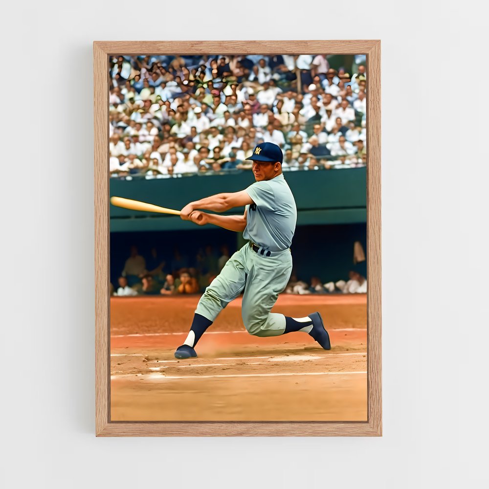 Poster Mickey de mantle – affiche Baseball (vue 4)